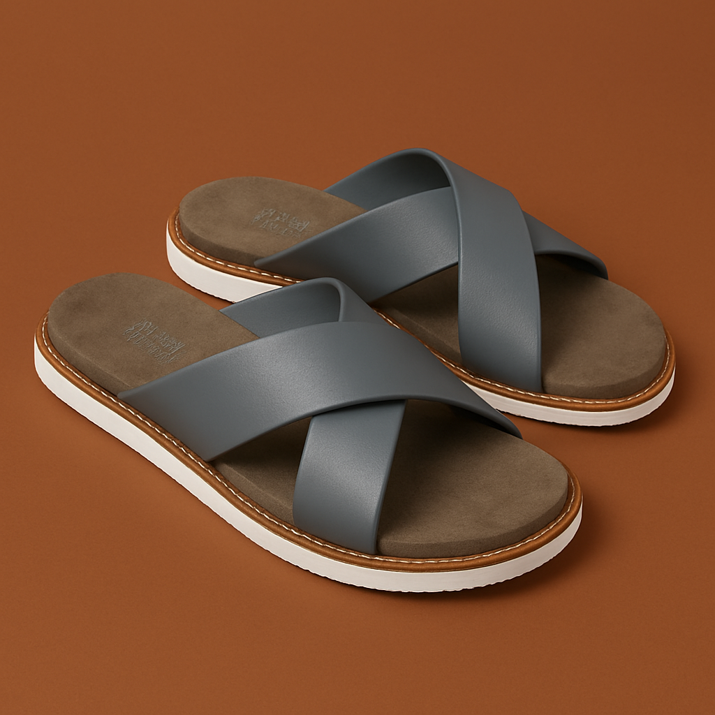 Sandale Brunello Grise