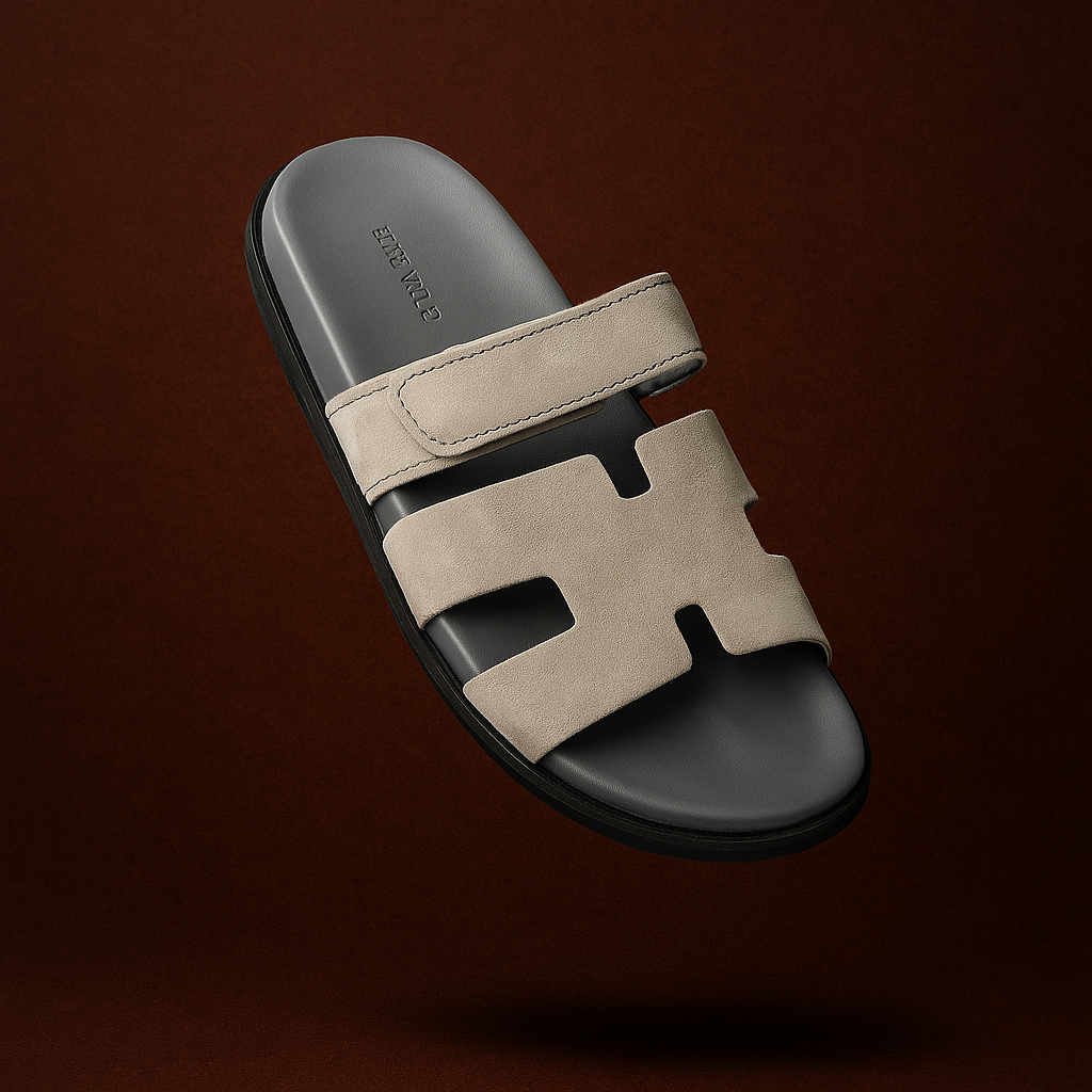 Sandale Brunello en Gris Intégral