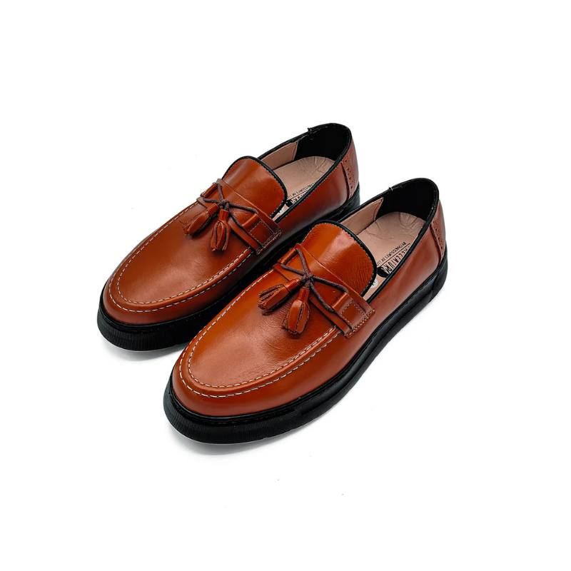 mocassin elios en cuir