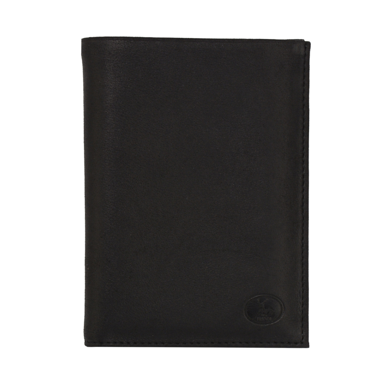 Portefeuille 2 volets en cuir